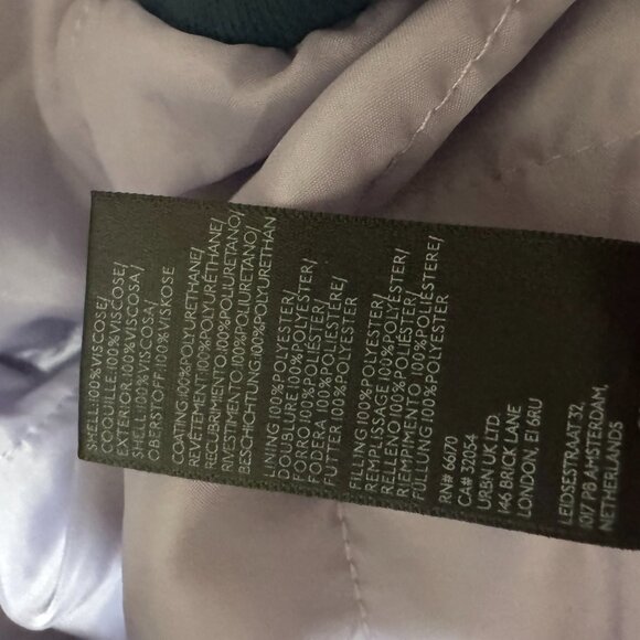 We the Free Vegan Wild Rose Vegan Leather Bomber - Picture 9 of 13